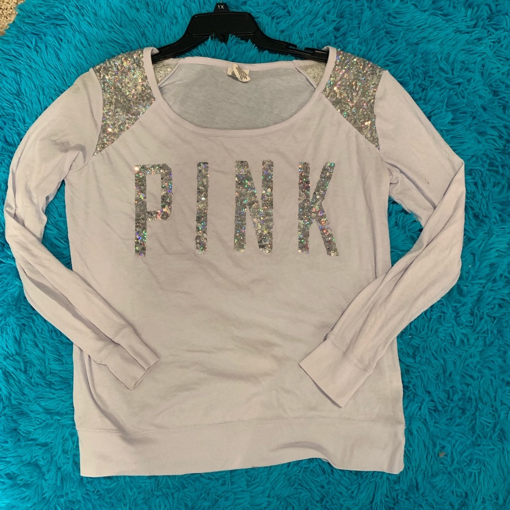 Medium PINK sequin shirt